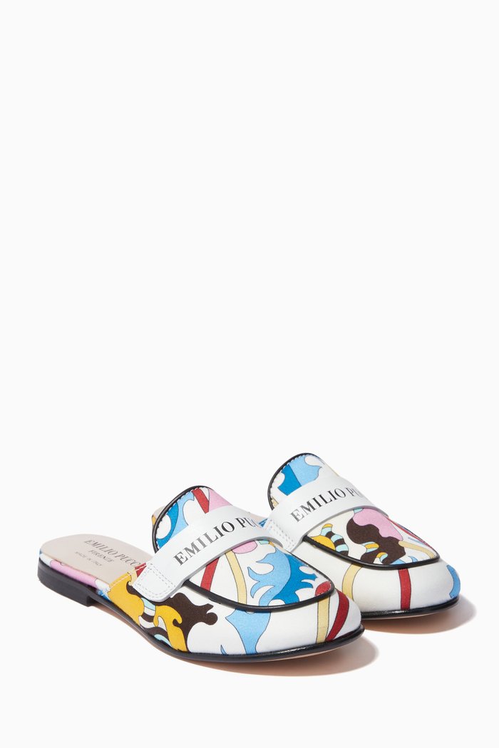 

Ranuncoli Print Sandals in Leather, Multicolour