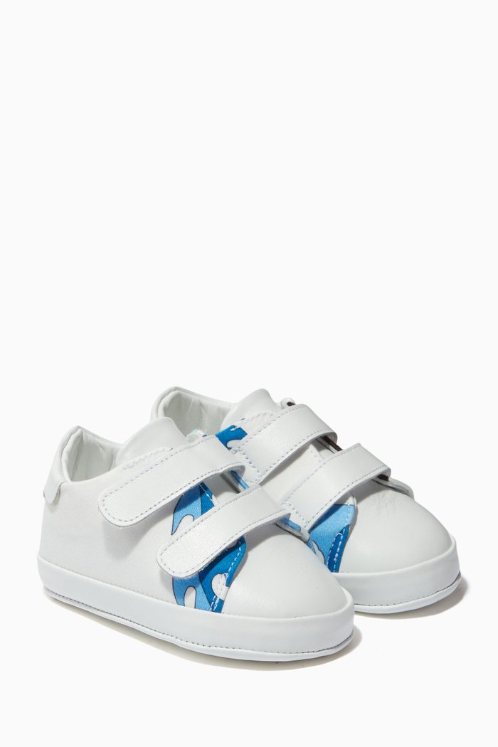 

Ranuncoli Print Sneakers in Cotton, White