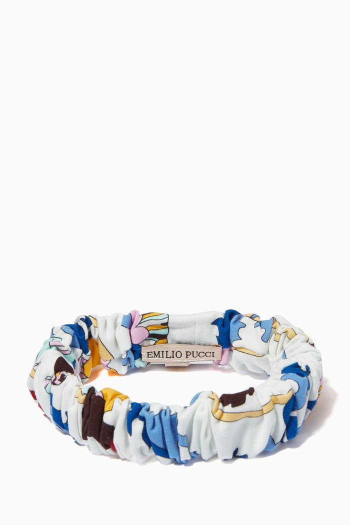 

Ranuncoli Print Headband in Cotton, Multicolour