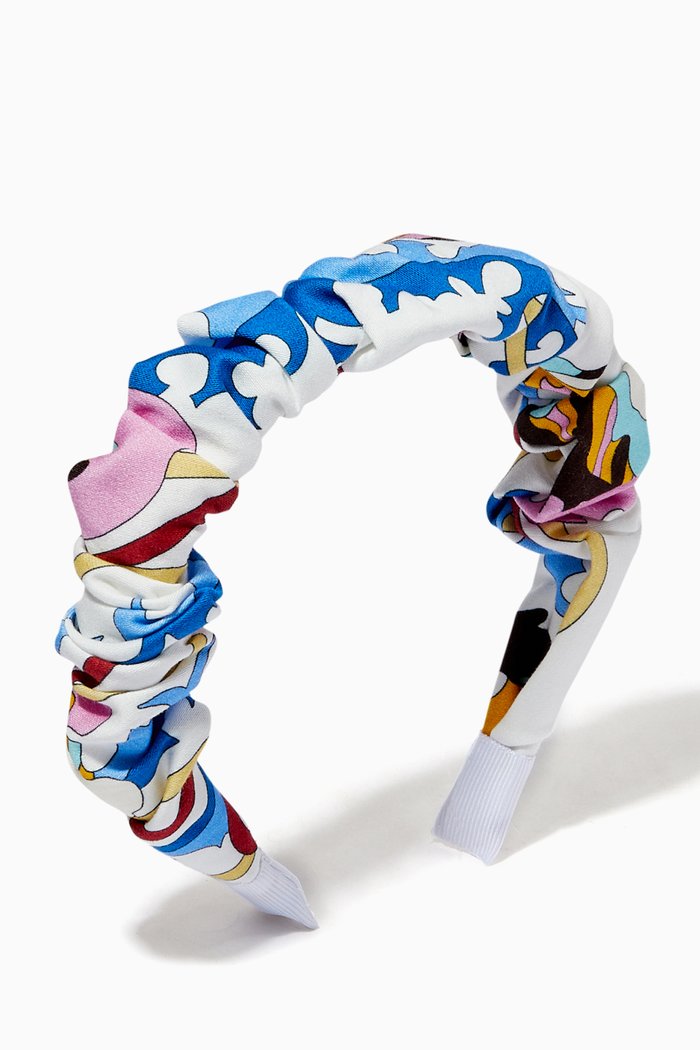 

Ranuncoli Print Headband in Cotton, Multicolour