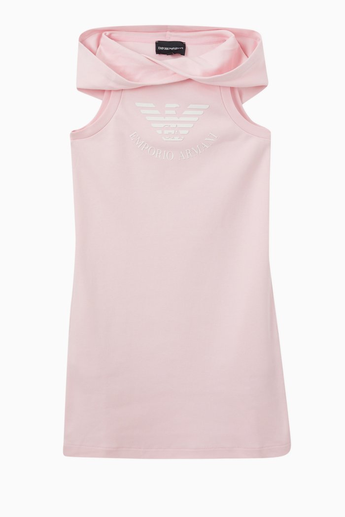 

EA Crew Capsule Collection Hoodie Dress in Jersey, Pink