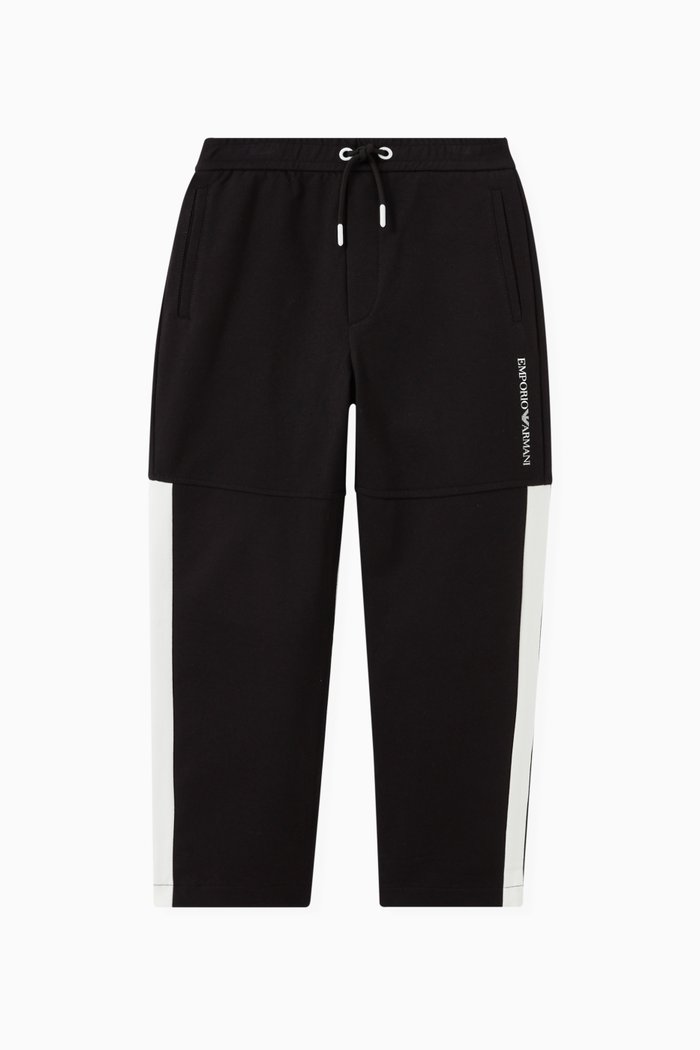 

Logo Stripes Joggers, Black