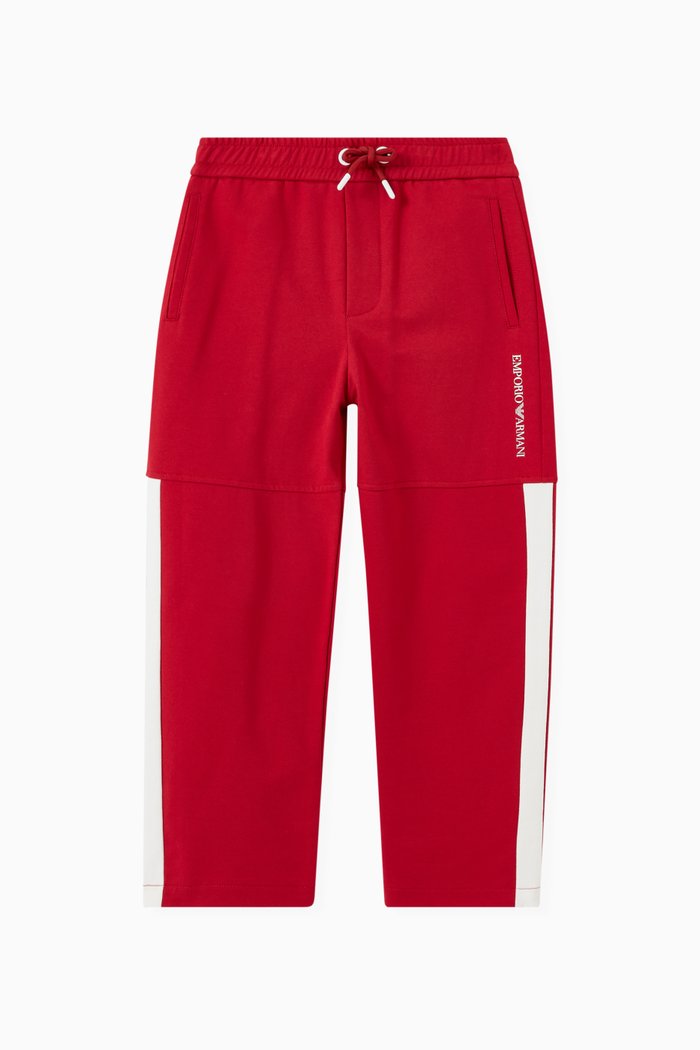 

Logo Stripes Joggers, Red