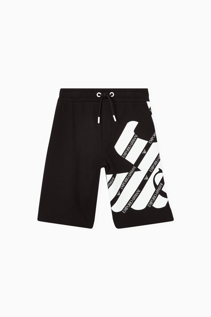

EA Crew Capsule Collection Bermuda Shorts in Jersey, Black