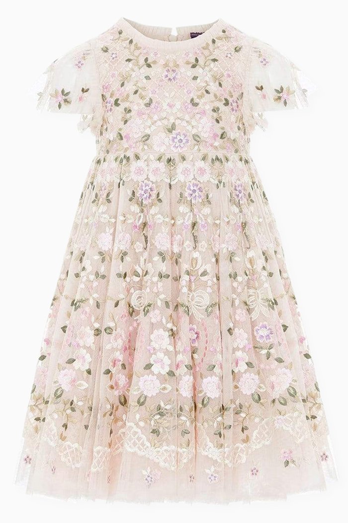 

Floret Prom Dress in Tulle, Pink