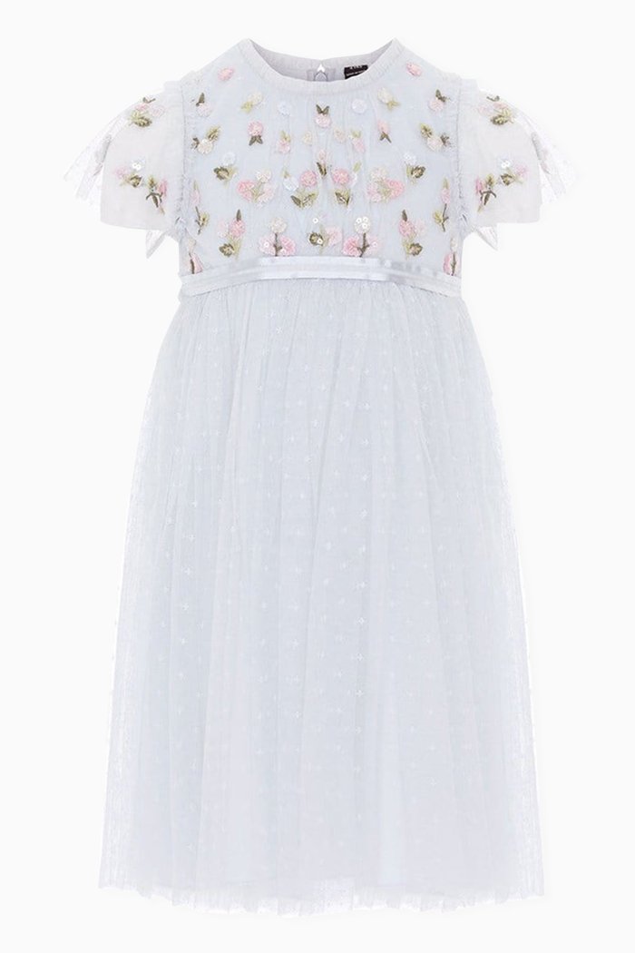

Serefina Rococo Bodice Dress, Blue