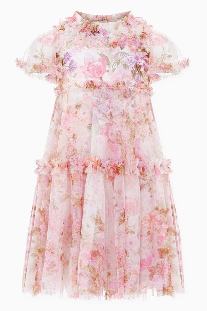 

Darling Meadow Ruffle Dress, Pink