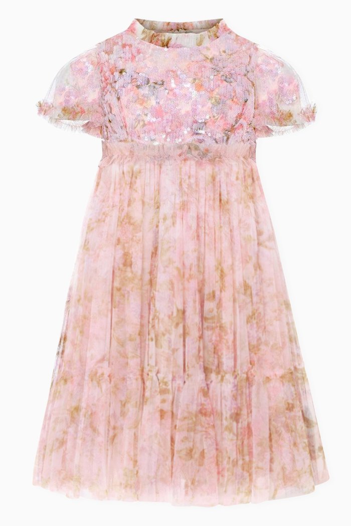 

Darling Meadow Ruffle Dress, Pink