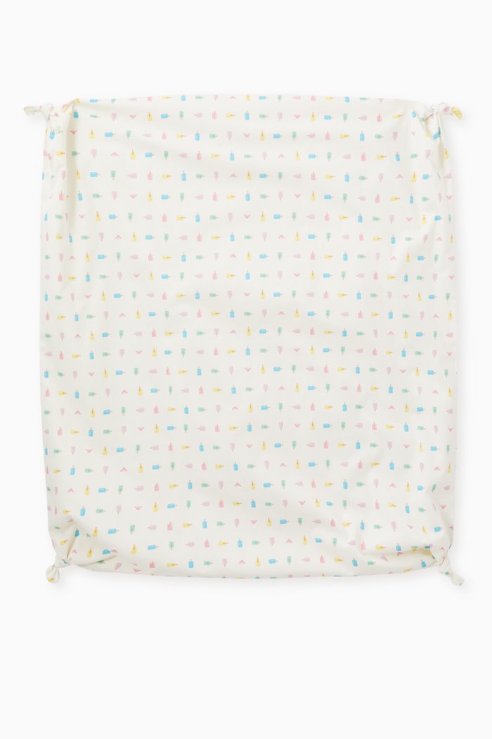 

Popsicle & Striped Blanket in Cotton, Multicolour