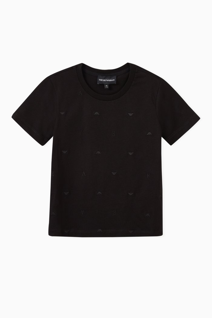 

Micro Logo T-Shirt in Jersey, Black