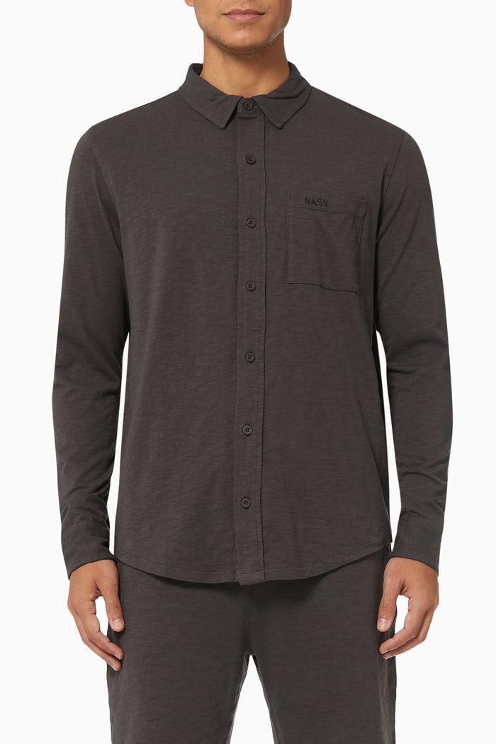 

Nashville Shirt in Cotton, Black