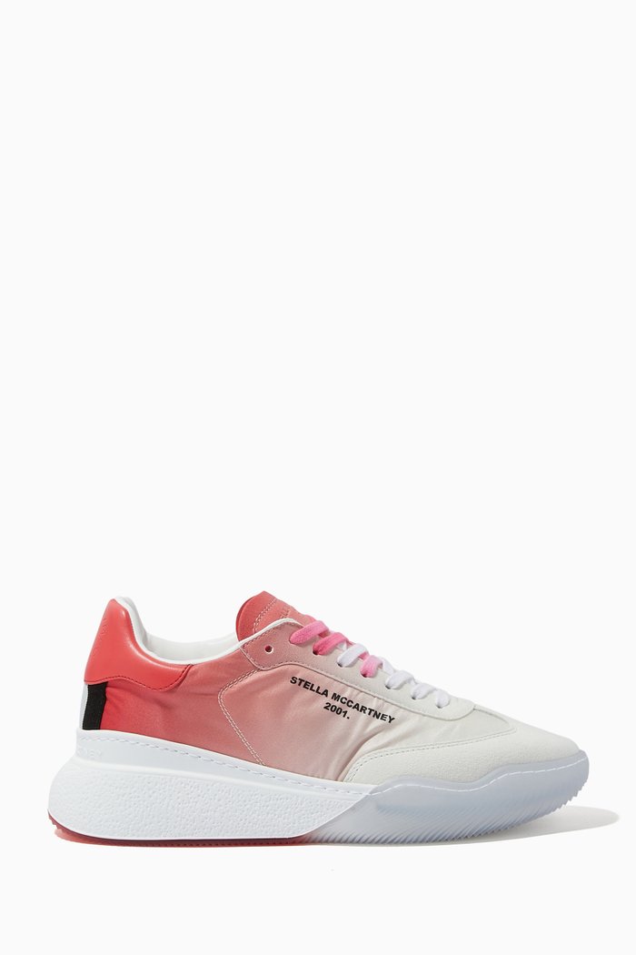 

Loop Lace-up Sneakers in Recycled Materials, Pink