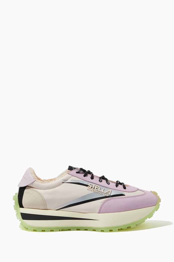 Reclypse Sneakers in Vegan Recycled Nylon, Pink