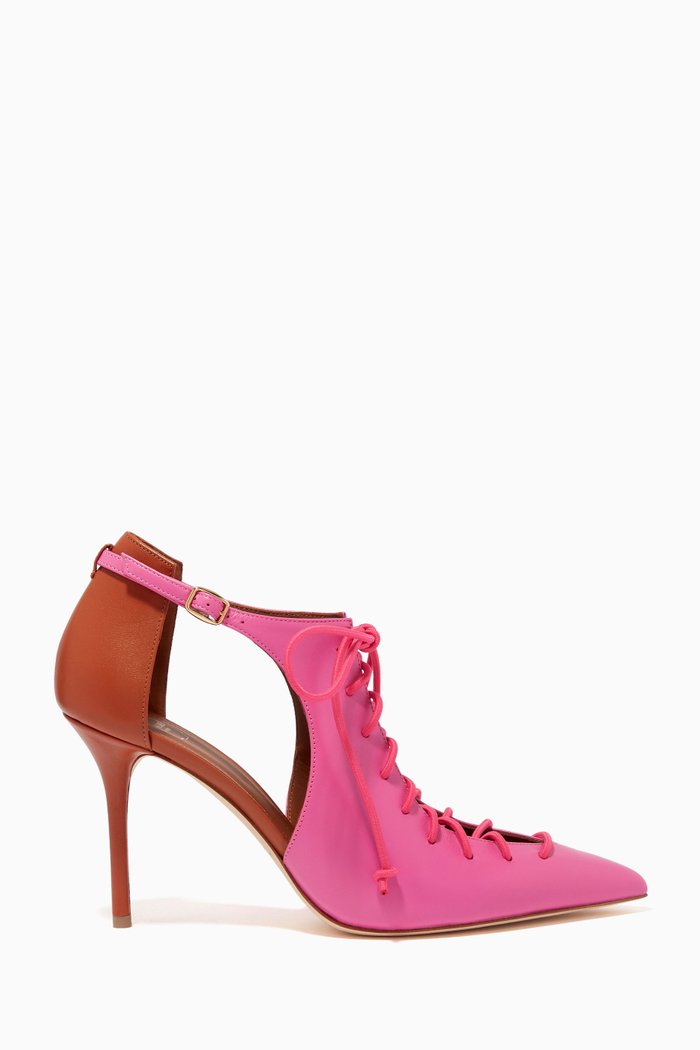 

Montana 85 Lace-up Pumps in Nappa, Pink