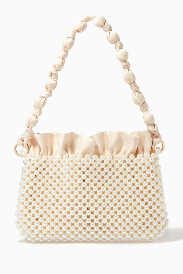 

The Amelie Bag in Handmade Pearl, Neutral