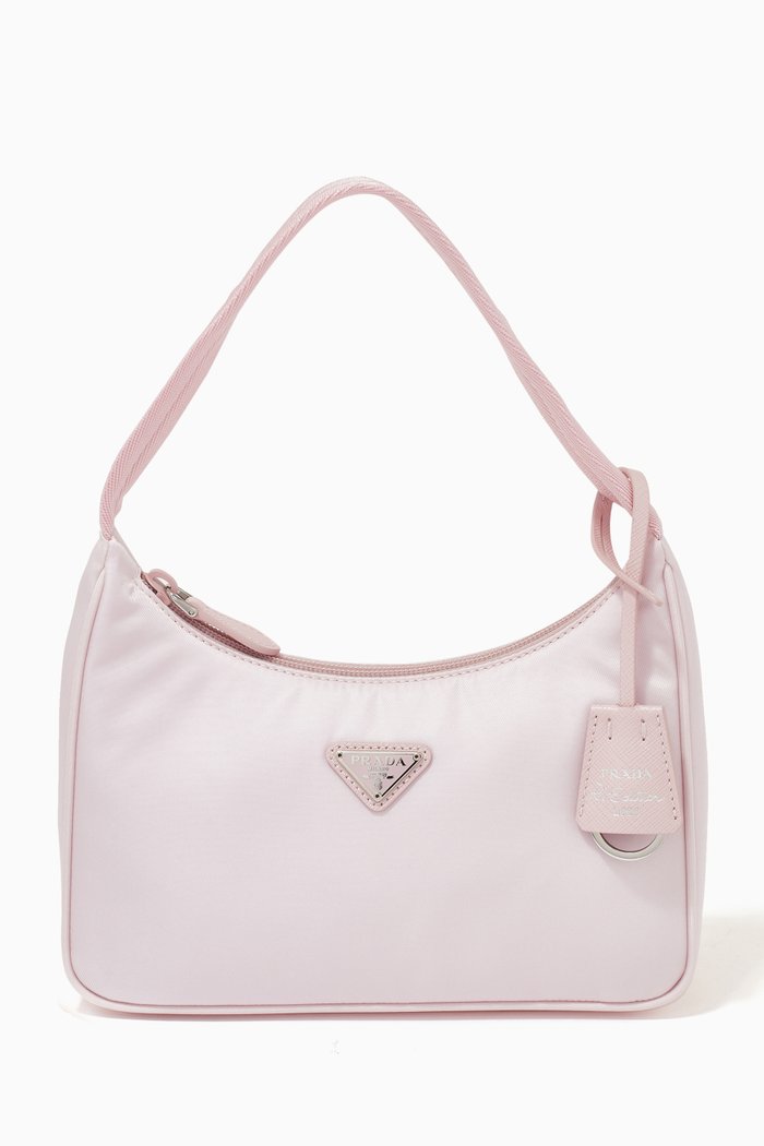 Re-Edition 2000 Mini Bag in Nylon, Pink