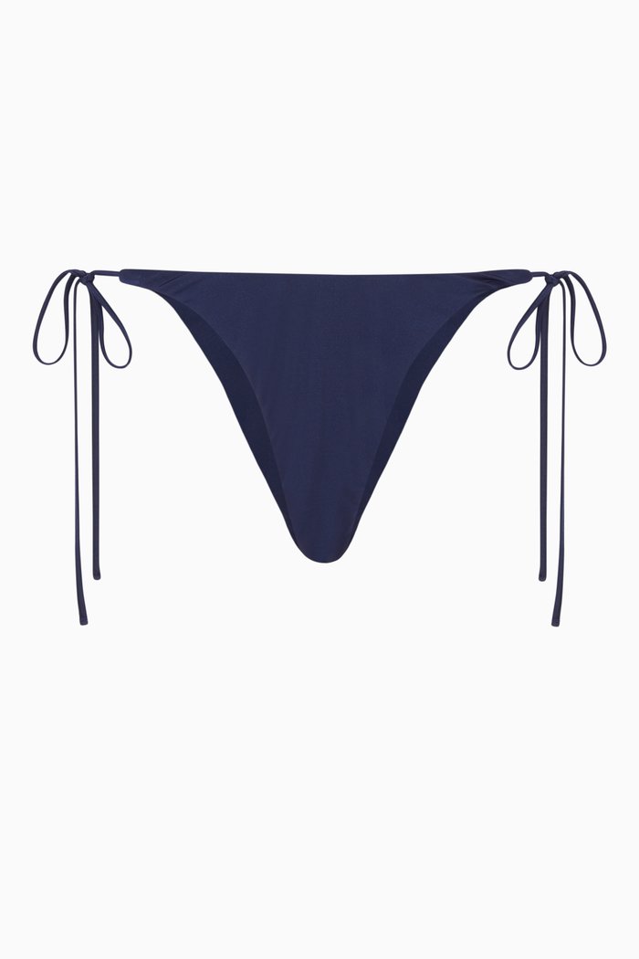 

String Bikini Bottoms in ECONYL®, Blue