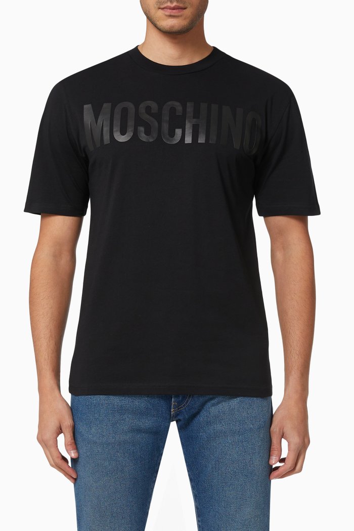 

Logo T-shirt in Cotton Jersey, Black