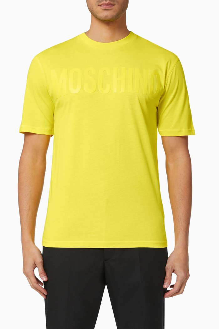 

Logo T-shirt in Cotton Jersey, Yellow