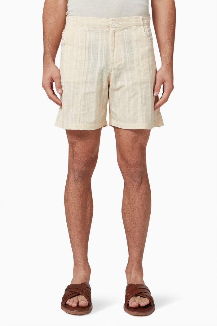 

Vathi Shorts in Woven Cotton, Orange
