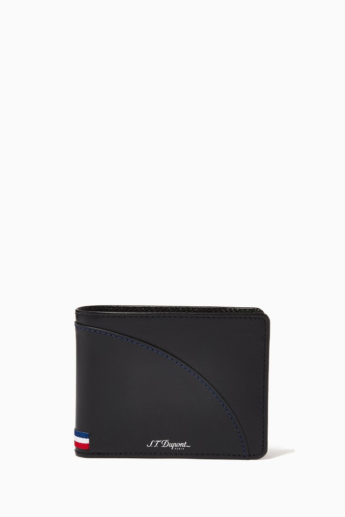 

Defi Millennium Billfold Wallet in Leather, Black