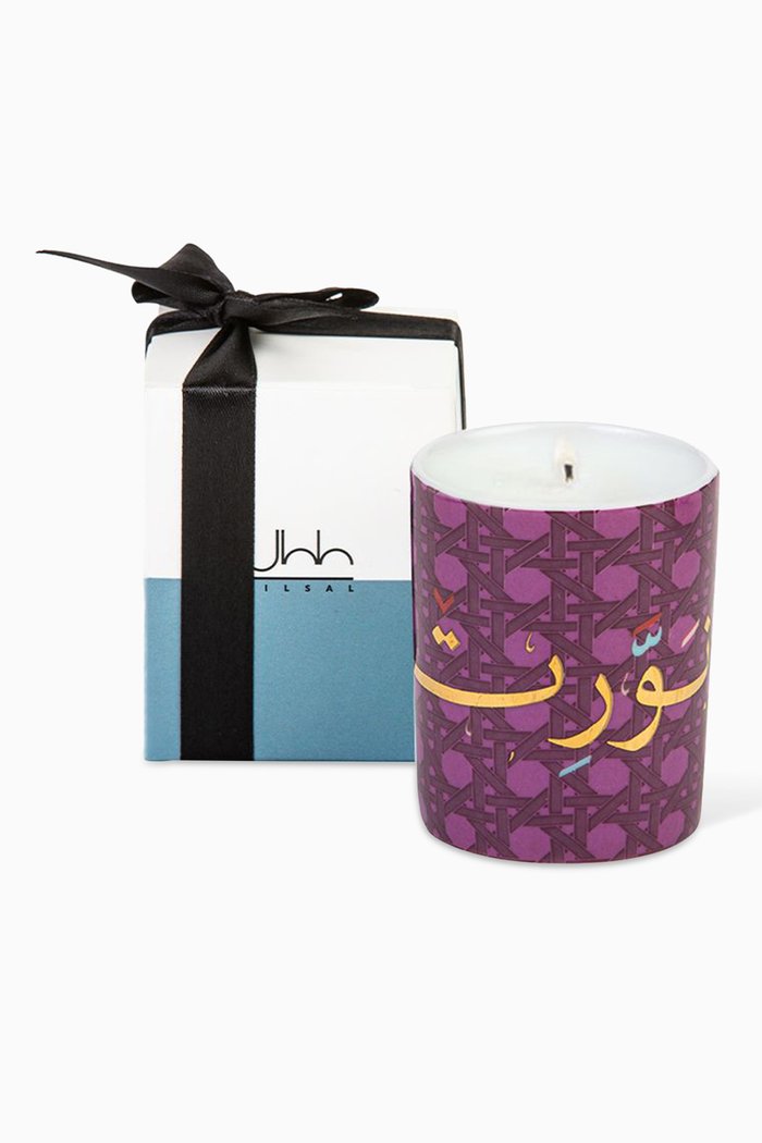 

Khaizaran Rose Heritage Candle, 60g, Purple
