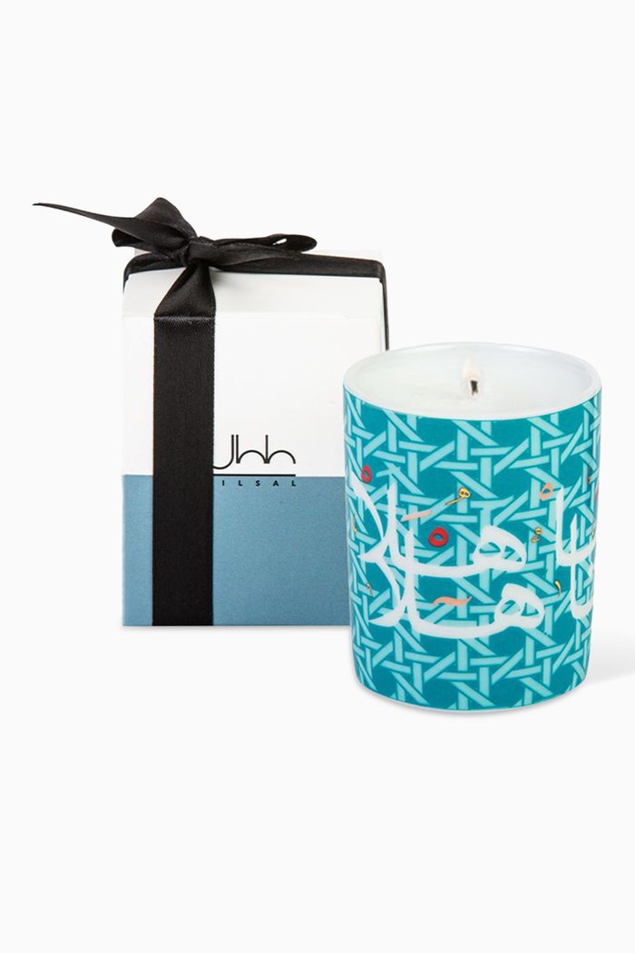 

Khaizaran Rose Heritage Candle, 60g, Blue