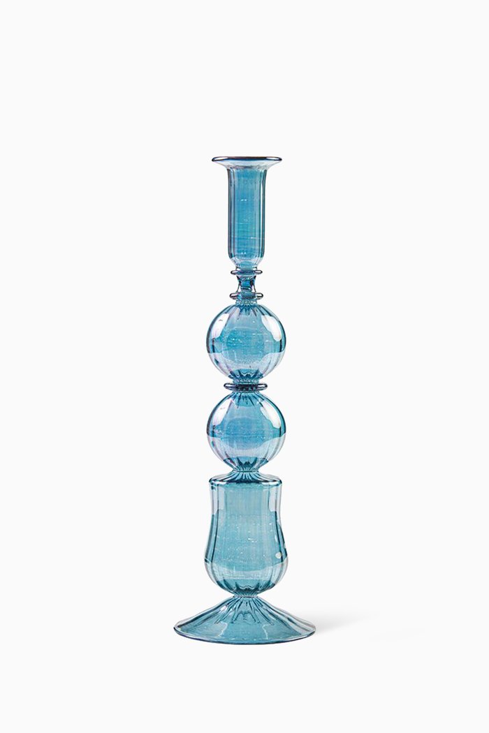

Mehit Candle Holder, Blue