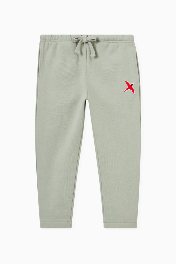 

Rouge Bee Bird Sweatpants in Organic Cotton, Green