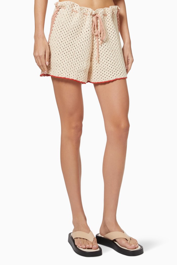 

Palmetto Rosina Shorts in Cotton Knit, Neutral
