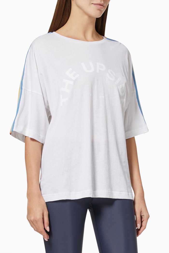 

Panama Carla T-shirt in Cotton Jersey, White