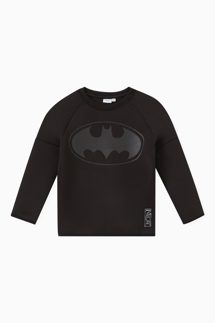 

Batman Print with Badge Sweatshirt, Black