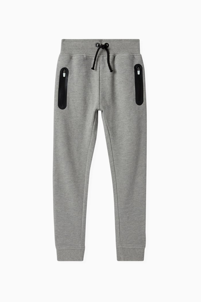 

Zipped Pocket Sweatpants in Jersey, Grey