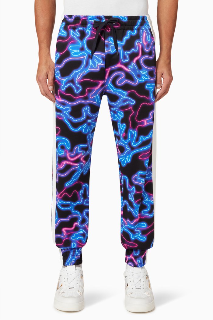 

Neon Camo Sweatpants in Jersey, Multicolour