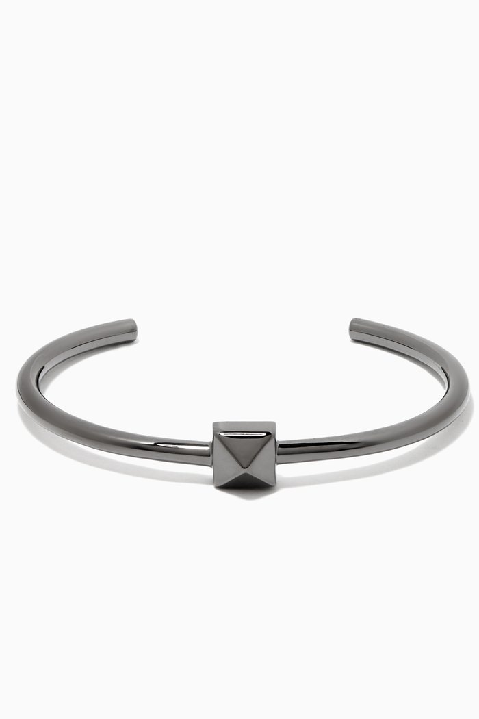 

Valentino Garavani Roman Stud Bangle in Metal, Black