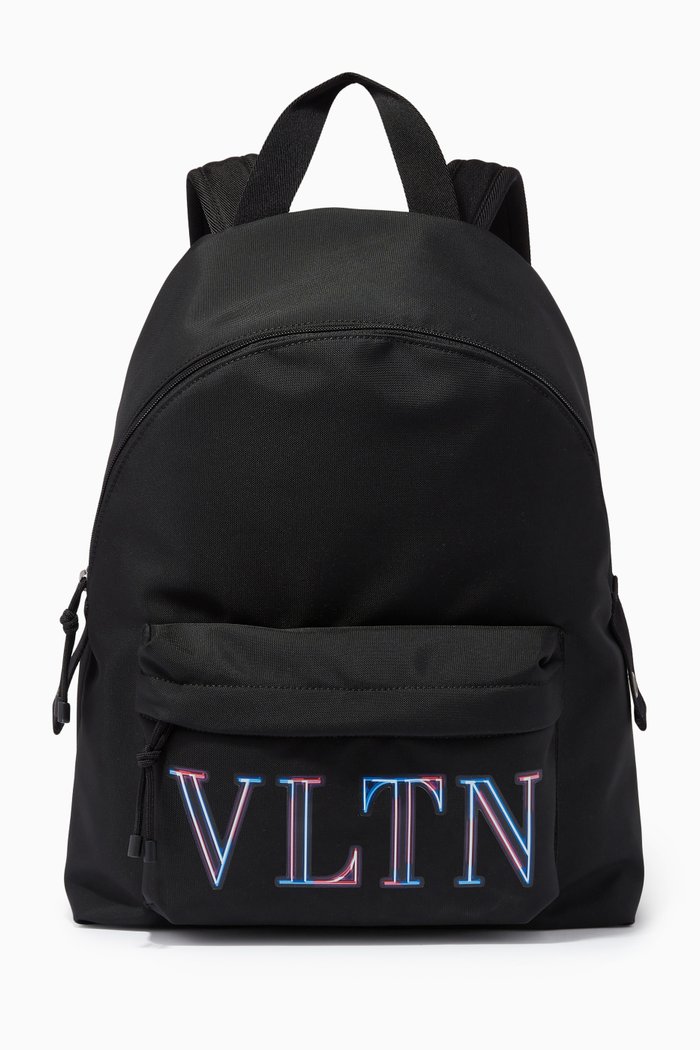 

Valentino Garavani VLTN Backpack in Nylon, Black