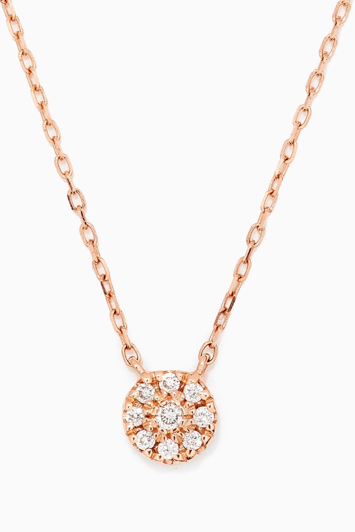 

Magic Touch Taget Diamond Necklace in 18kt Rose Gold