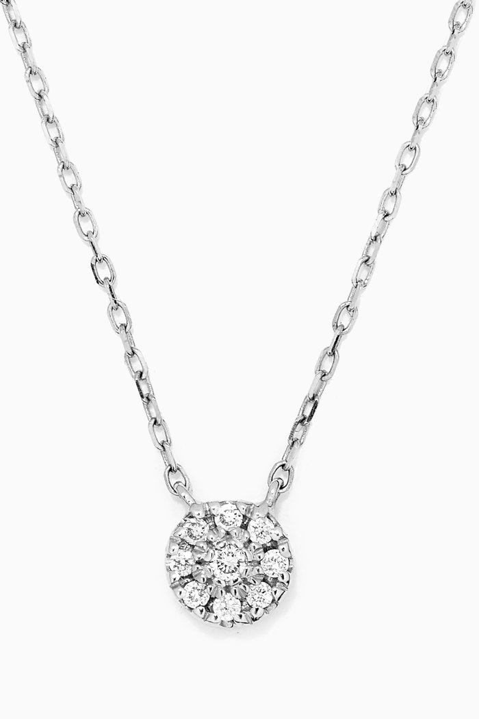 

Magic Touch Taget Diamond Necklace in 18kt White Gold