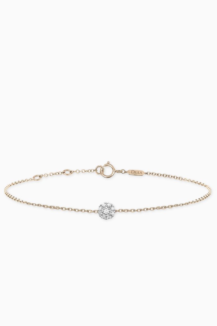 

Magic Touch Target Diamond Chain Bracelet in 18kt Yellow Gold