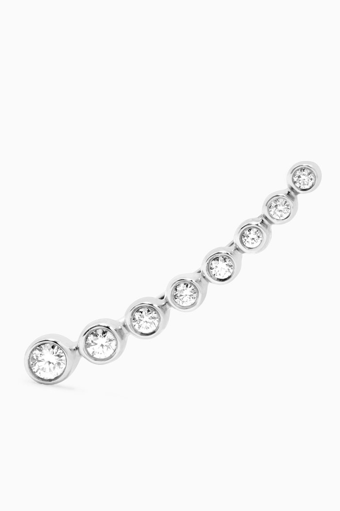 

Graphique Cascade Diamond Single Earring in 18kt White Gold