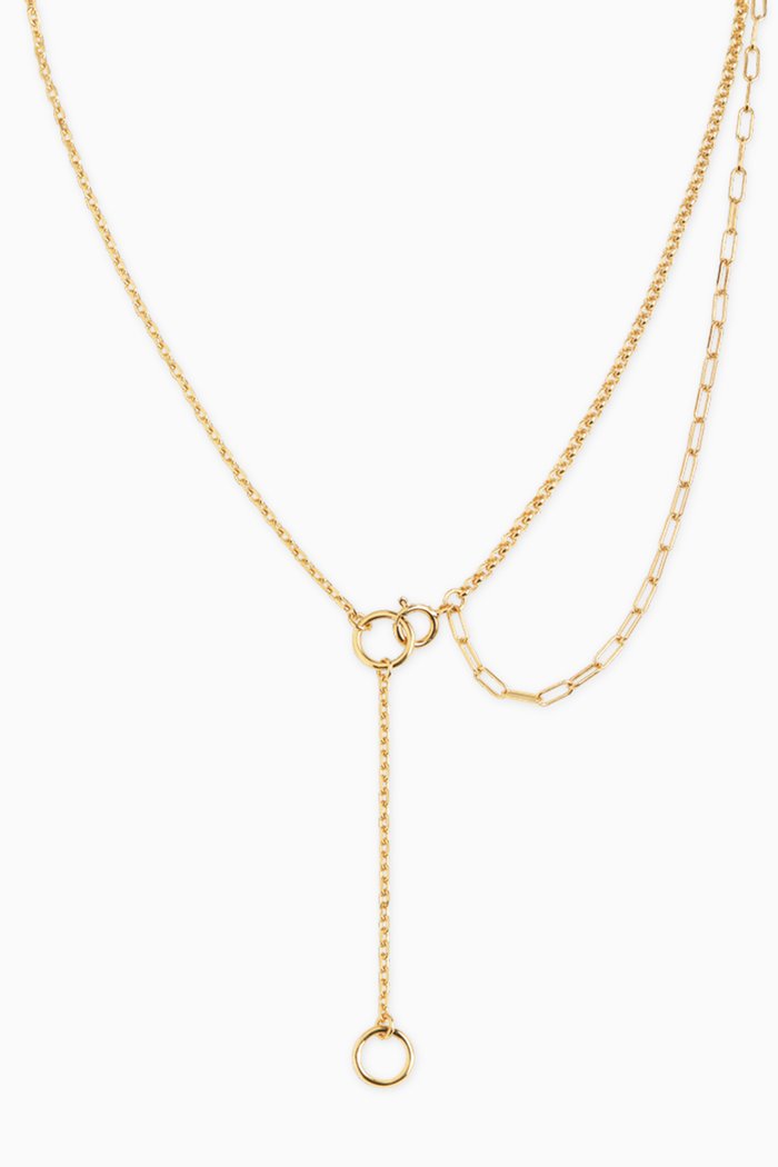

Cocktail Necklace in 22kt Gold Plated Silver, Yellow