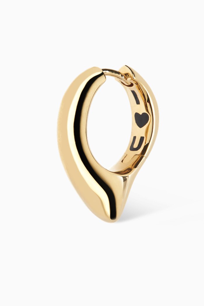 

Fei Single Huggie in 22kt Gold Plated Silver, Yellow