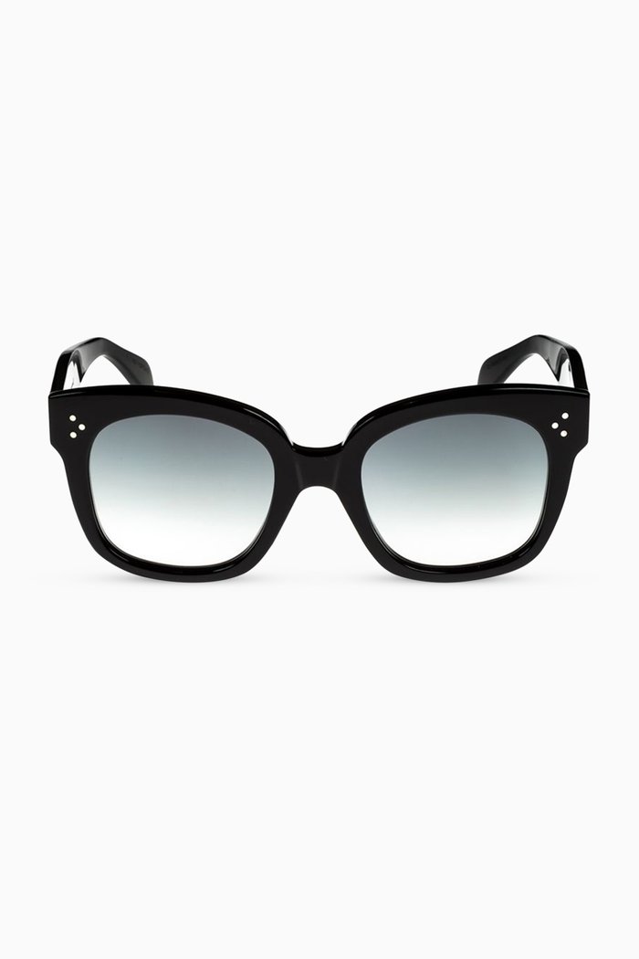 

Round Sunglasses in Acetate, Black