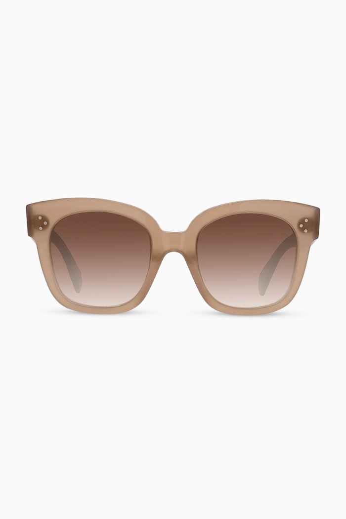 

Round Sunglasses in Acetate, Brown