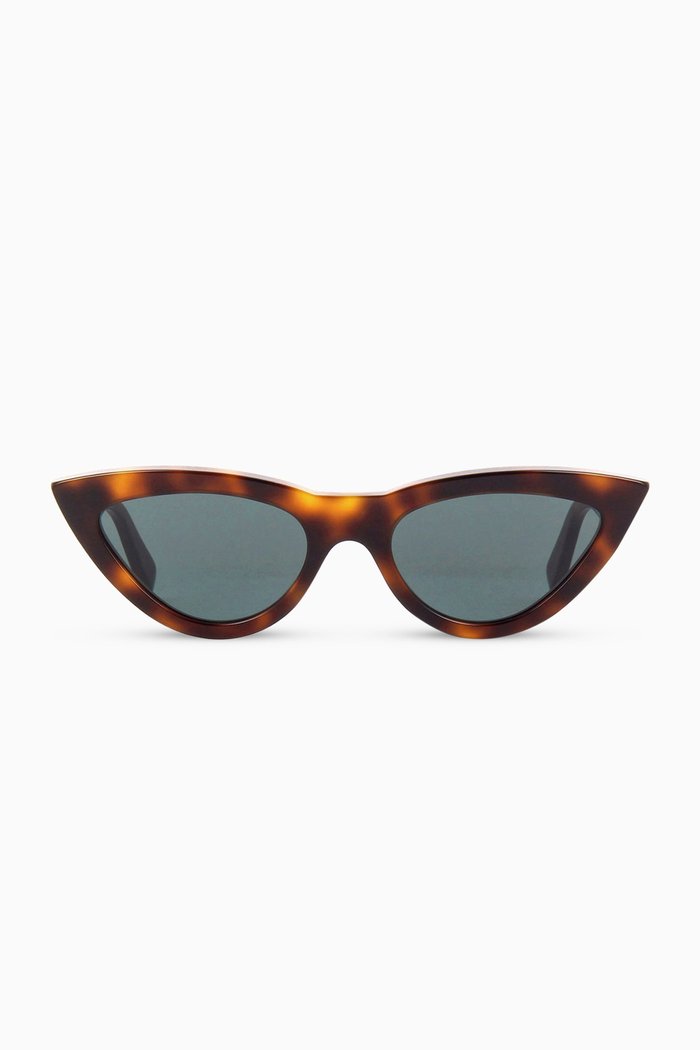 

Cat Eye Sunglasses in Acetate, Brown
