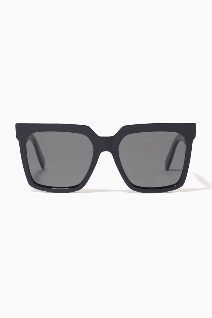 

Square Sunglasses in Acetate, Black