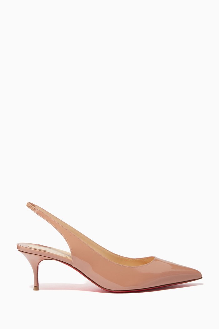 

Kate Sling 55 Pumps in Patent Leather, Neutral