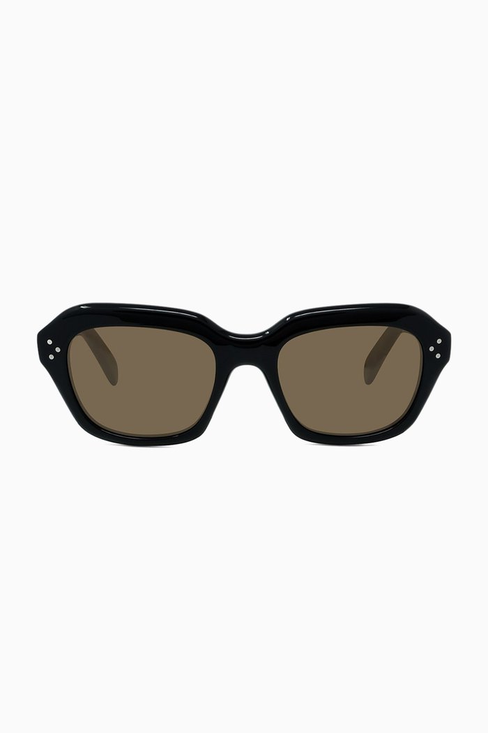 

Round Sunglasses in Acetate, Black