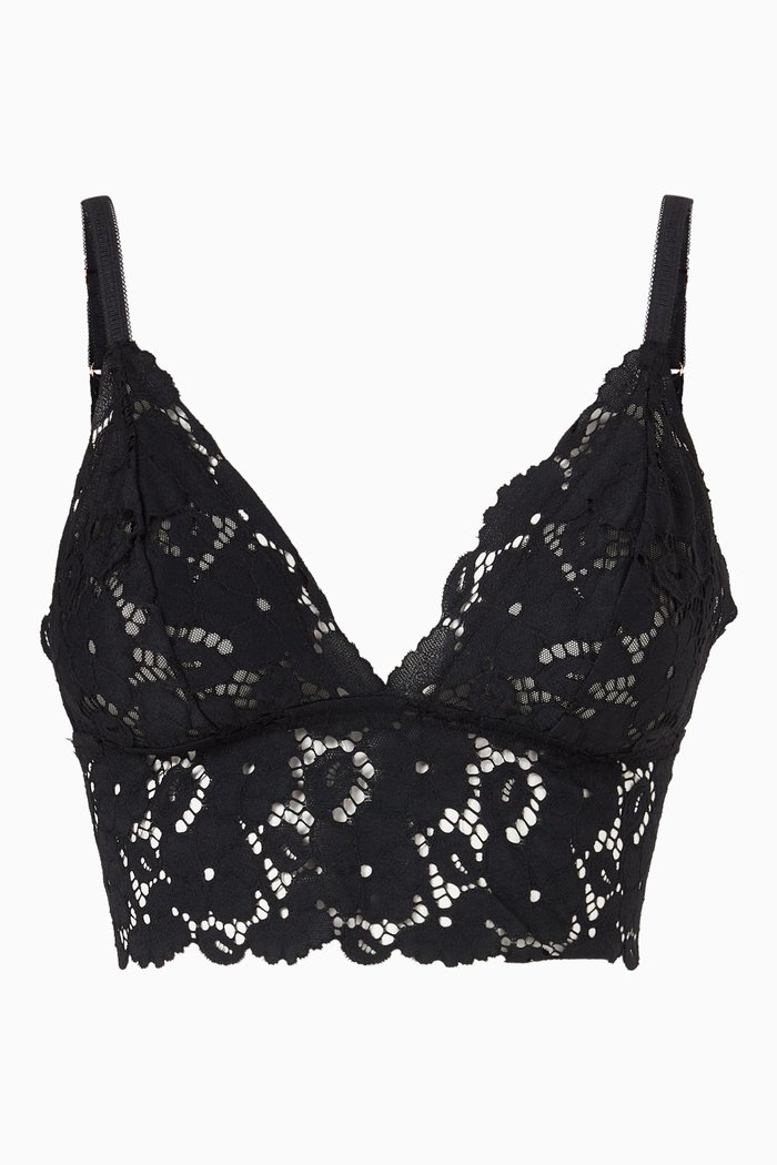 

Naya Longline Bralette, Black