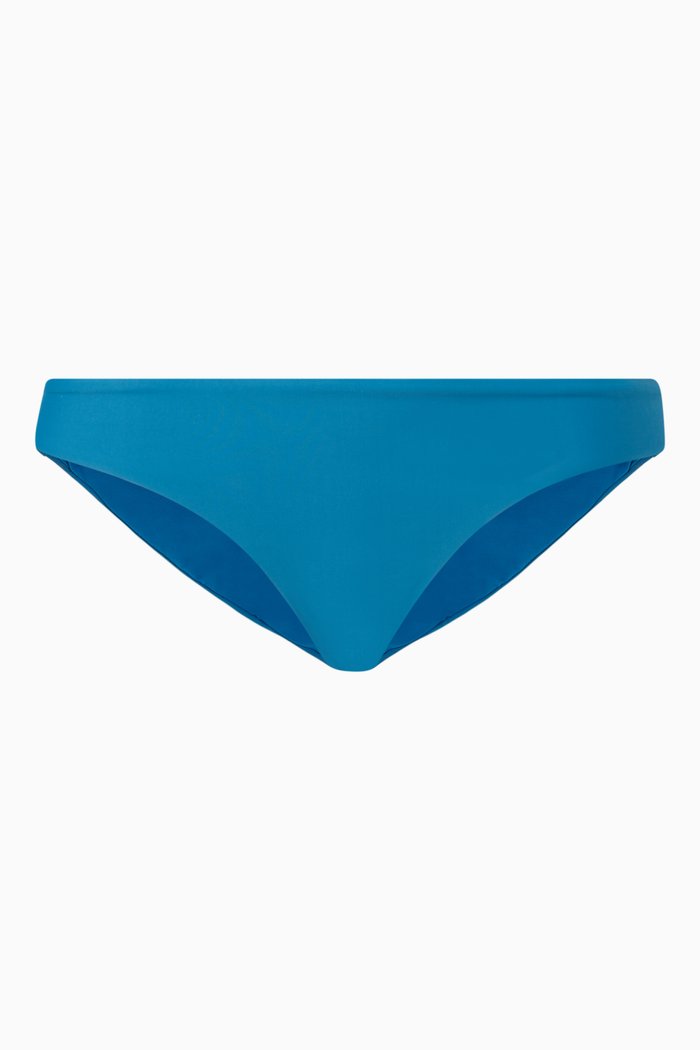 

Ruched Bikini Bottoms, Blue